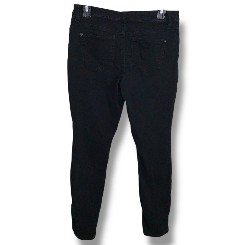 Size 9 Juniors Black Skinny Jeans No Boundaries Stretch Fitted Denim Punk Goth